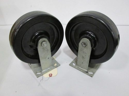 LOT 2 NEW COLSON 8IN 4-BOLT CASTER WHEEL D300605