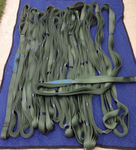 Us military surplus nylon web sling. 140 ft finished length. 67,500 lb test. new for sale