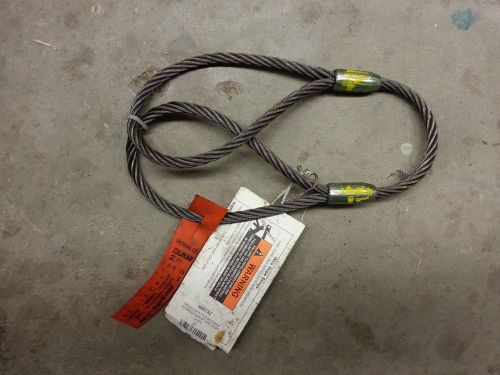 Liftall 3/8&#034; x 2&#039; wire rope choker / sling for sale