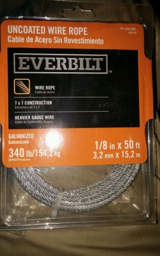 Everbilt wire rope 1/8 50 ft galvanized