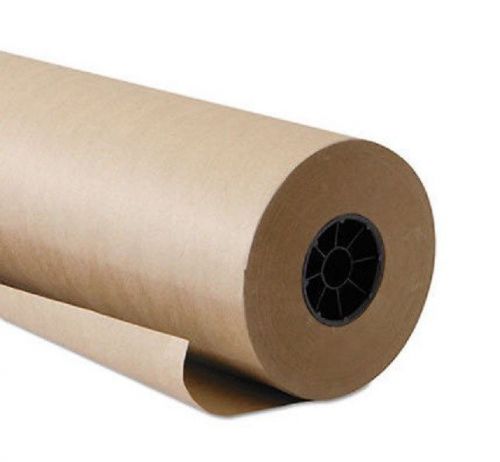 18&#034; x 900&#039; 40# Kraft Paper Roll Brown Wrapping Paper free ship