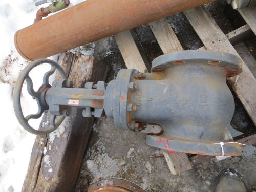 (1) stockham g623 6&#034; 125s 200wog bronze trim iron gate valve - used - am11184g for sale
