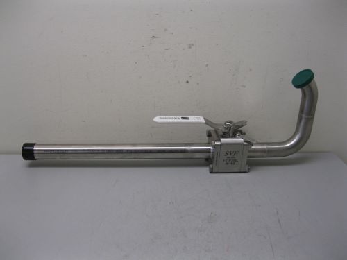 1-1/2&#034; svf 1500# butt weld x sanitary ss ball valve sb7f6666aaeto new d4 (1689) for sale