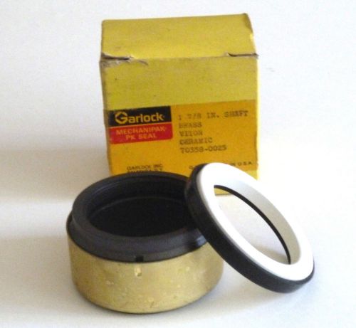 Garlock Mechanipak PK Rotary Oil Seal Kit 70358-0025 Brass Viton Ceramic 1 7/8&#034;