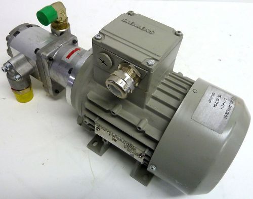 Siemens 1LA70734AB97-Z Motor With Galtech 1SPA6.30-10NN0 Pump NEW
