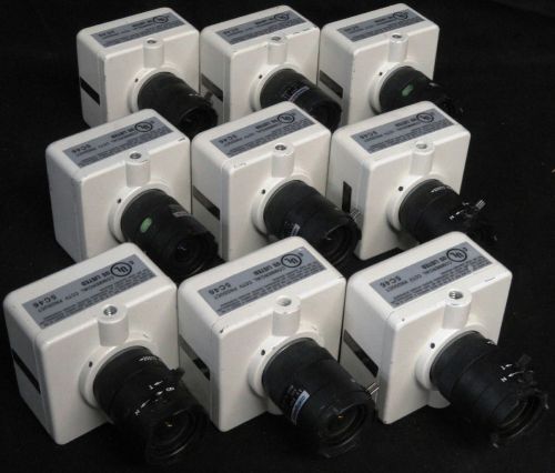 9x Ikegami ICD-501 CCTV Color Camera | 1/3-inch | 380,000 pixles | 470TV lines