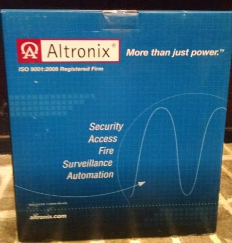 Altronix Power Supply/Battery Charger 12VDC or 24VDC 2.5amp Gray NIB SMP3CTX