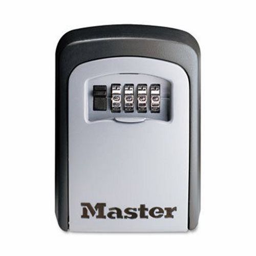 Master Lock Locking Combination 5-Key Steel Box, Black/Silver (MLK5401D)