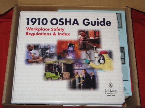 Jj keller ohsa 1910 guide book manual business industrial semi truck shop law for sale