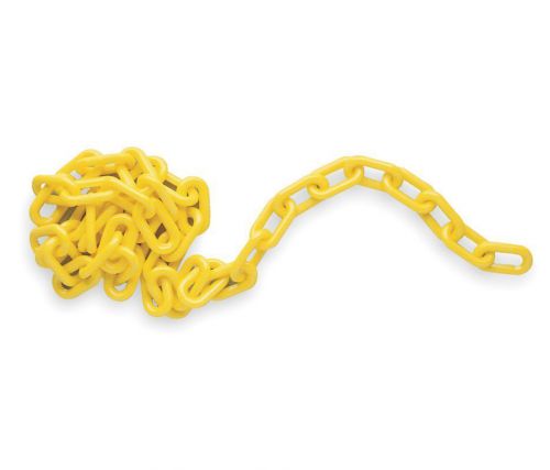 Brady plastic chain, 2&#034; x 100 ft, yellow for sale