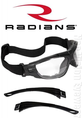 Radians Cuatro 2.0 Clear Anti Fog Bifocal Safety Glasses Hybrid Goggles Z87+