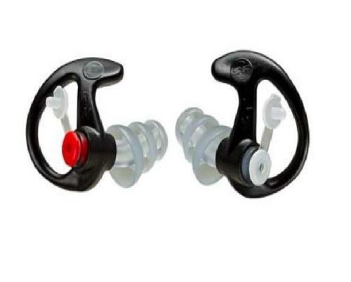 Earpro by surefire ep4-bk-mpr sonic defender + plus ear plug medium black &amp; cord for sale