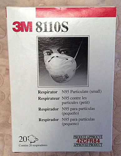 3M 8110S N95 Particulate Respirator Small 20-pack