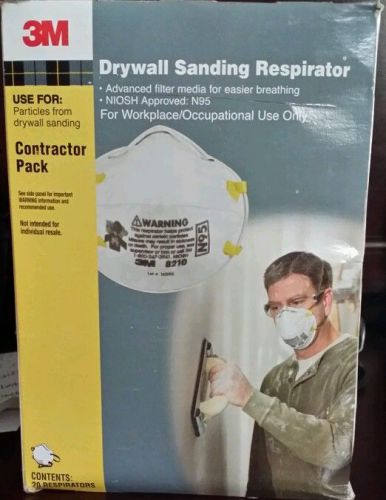 3M CIMD 8210DB1-A Protection Drywall Sand Respirator 20Pk