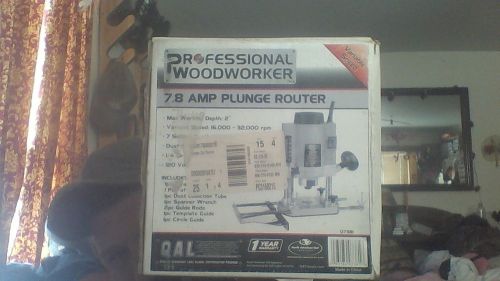 Professional woodworker 7.8 amp plunge router for sale