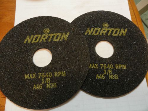 Norton 6&#034; X 1/8&#034; Cut Off Wheels, A46 N8B