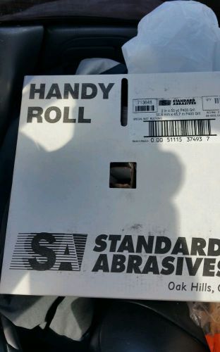 Standard Abrasives Handy Roll A/O 2&#034; W 50 Yds. 400 Grit Extra Fine |EE3|