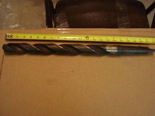 Taper Shank Drill  1  13/32  x 21 1/2&#034; overall Union Twist Drill made in USA