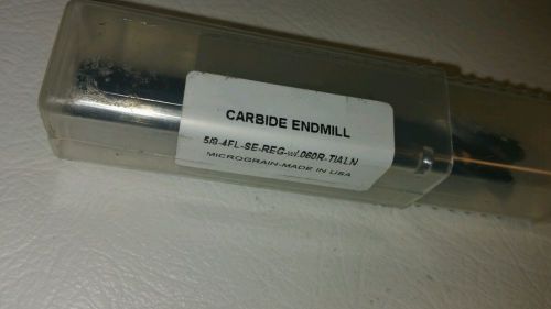 5/8-4fl-se-reg-w/.06r tialn micrograin made in usa Carbide endmill