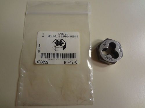 Carbon steel hex die - right hand 5/16-24 x 1&#034; af (hex) - made in japan for sale