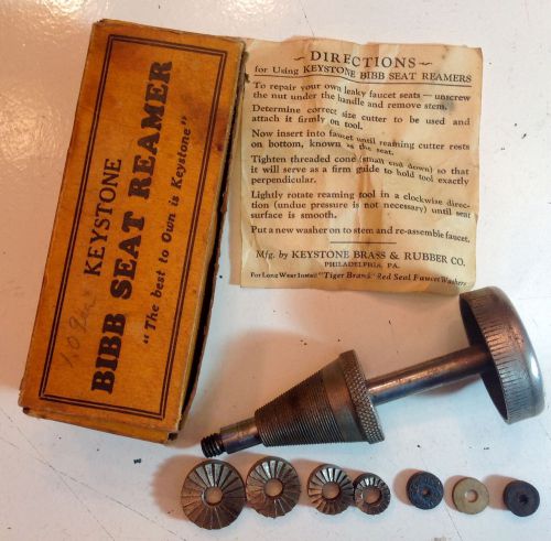 Keystone BIBB SEAT REAMER tool Mint w Box Antique