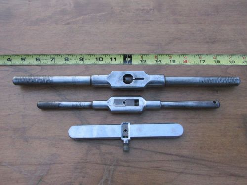 WELLS GREENFIELD,O.K.TAP WRENCH TOOL, LOT OF 3 PC MADE IN USA