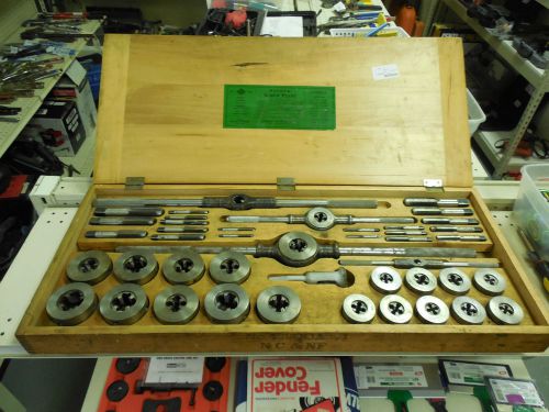 Vintage mayhew tap &amp; die screw plate set w/ case model no. 43900-a for sale