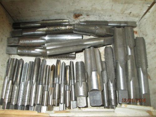 MACHINIST TOOLS LATHE MILL Large Lot of Taps for Threading Tapping  y