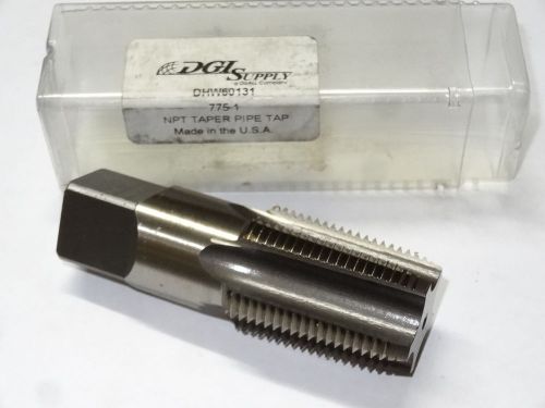 New dgi supply 1&#034; - 11-1/2 npt 5fl national taper hss pipe tap 60131 made in usa for sale