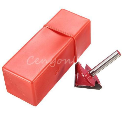 90 Degree CNC Engraving V Groove 3D Bits Router Carving Tool Woodworking Cutter