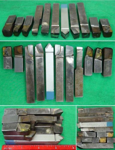 Mix 11 carbide 1/2 lathe tool bits machinist gunsmith south bend atlas logan lot for sale