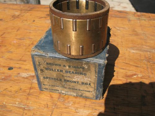 Brown sharpe roller bearing front spindle box 0 &amp; 00 42-13409-2 screw machine for sale