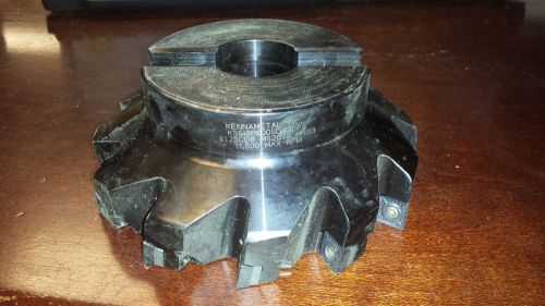 Kennametal indexable square-shoulder face mill 6&#034; for sale