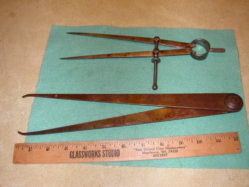Vtg tools  union tool co caliper, brown sharpe divider,   machinist for sale
