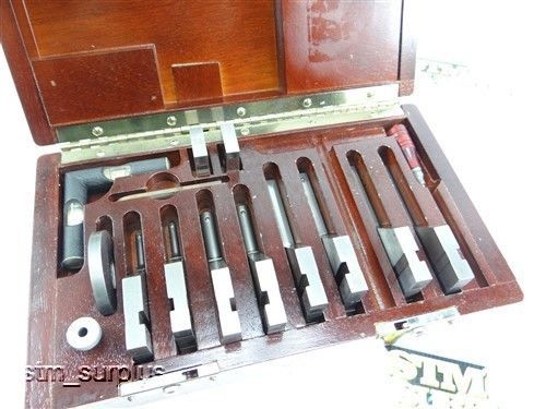 Pratt &amp; whitney internal thread comparator finger set w/ starrett level no. 136 for sale