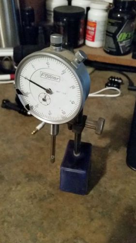 Fowler .001drop dial indicator with magnetic base for sale