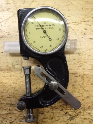 F.W. HORSTMANN CO. Indicating Caliper - Mic Patented 1922 Vintage Antique