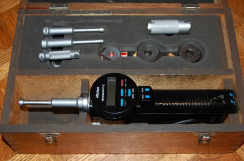 Mitutoyo borematic snap bore gauge, micrometer set, 5 heads, 3 calibration rings for sale