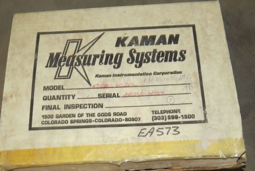 KAMAN DISPLACEMENT MEASURING SYSTEMS KD2300-6C- SPL W/ BOX