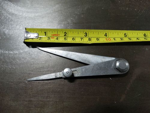 Ls starrett machinist firm joint hermaphrodite calipers 8&#034;  - vintage for sale