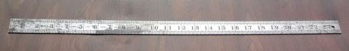 Vintage Used Starrett 2-Foot #414 Steel Rule - Large Numbers !!