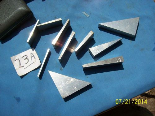 ASSORTED SURFACE PLATES WEDGES SHIMS 10pcs