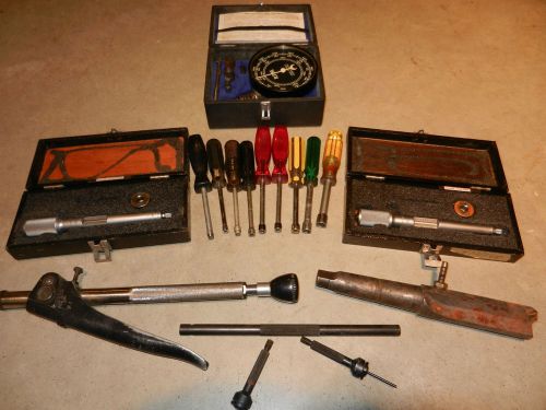 Machinist lot tachometer nutsert indexable drill nut drivers etc for sale