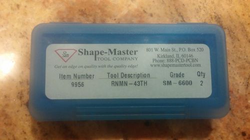 Shape-master cutting tool PCBN RNMN-43TH SM-6600