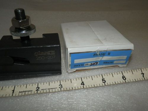 Phase ii 250-207 boring turning &amp; facing tool post holder quick change for sale