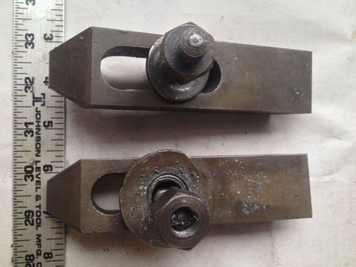 MACHINIST LATHE TOOLS LOT OF 2 MILLING HOLD DOWN CLAMPS