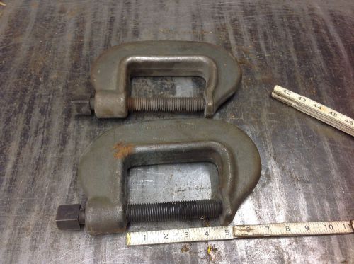 (2) armstrong no. 4&#034; heavy duty bridge  c-clamp ring free shipping for sale