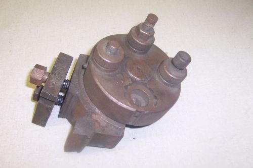 Large lathe 4 position indexing carriage stop
