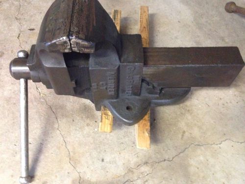 Parker 6&#034; Vise - No. 956 Fixed - Good Jaws - Heavy Vintage Vise - Will Ship!!!
