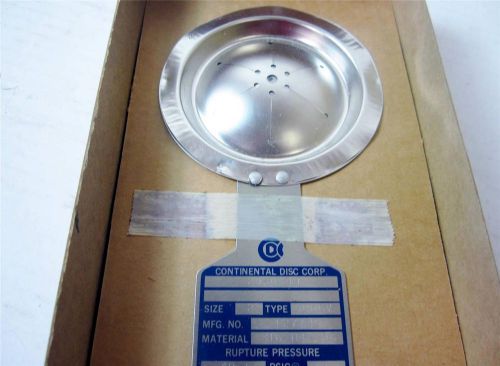 Continental rupture disc sz. 2 type cdcv 49.5 psig @ 72° 46 psig @ 90° f 29-0349 for sale